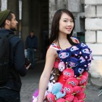 Fashionista at LFW at Somerset House
